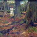 Винсент Ван Гог - Девушка в лесу